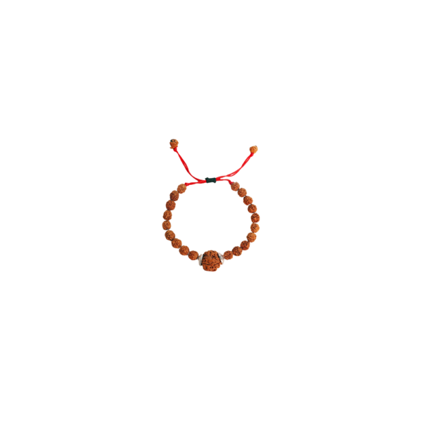 4 Mukhi Rudraksha Bead Mala Bracelet