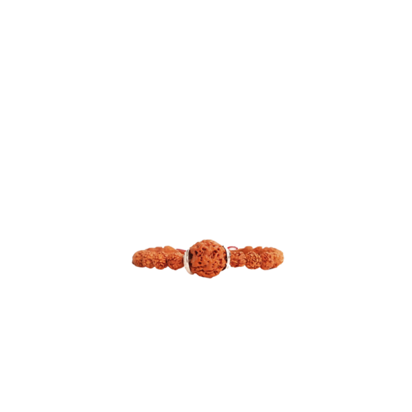 4 Mukhi Rudraksha Bead Mala Bracelet
